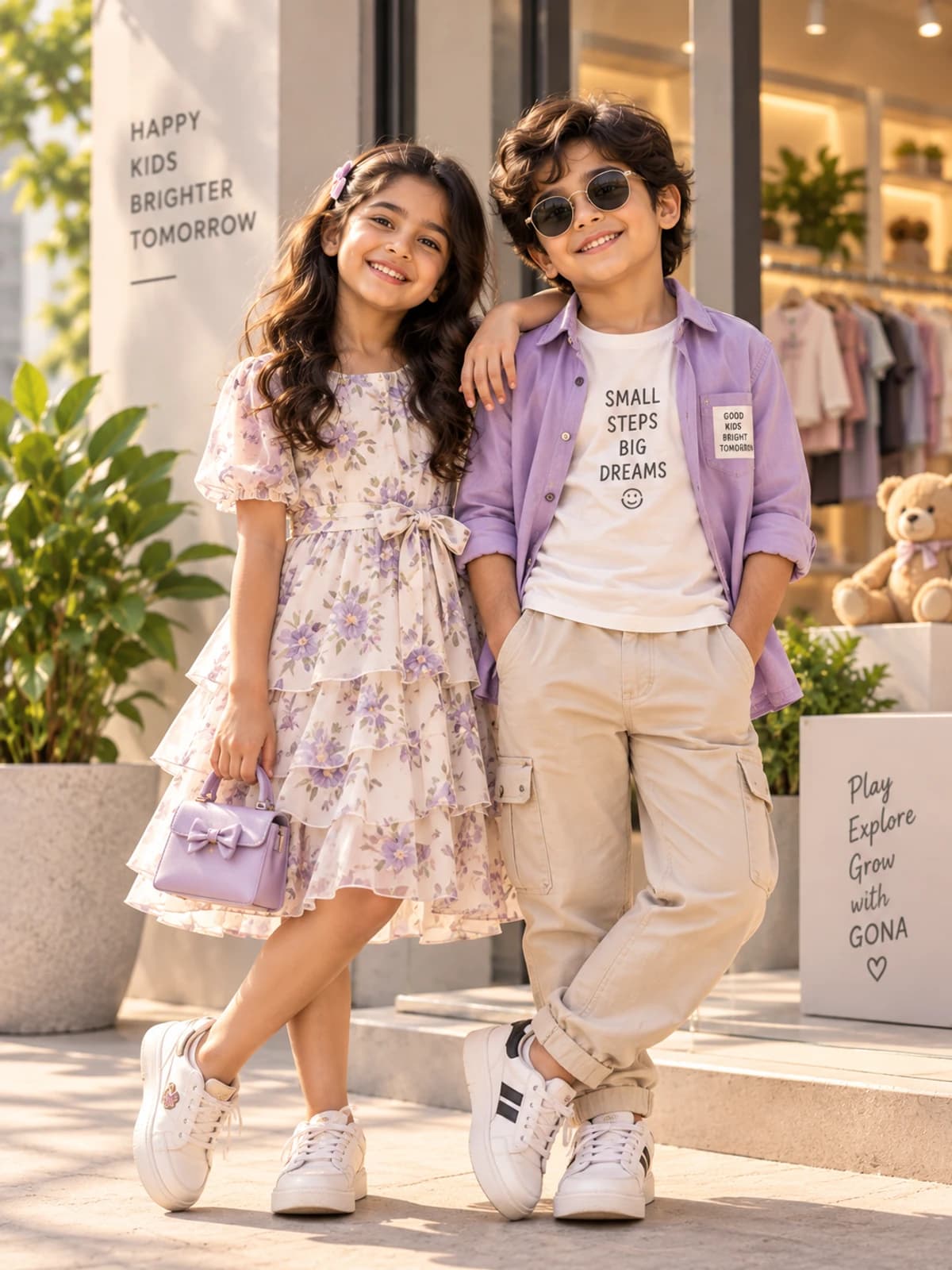 Kids fashion look